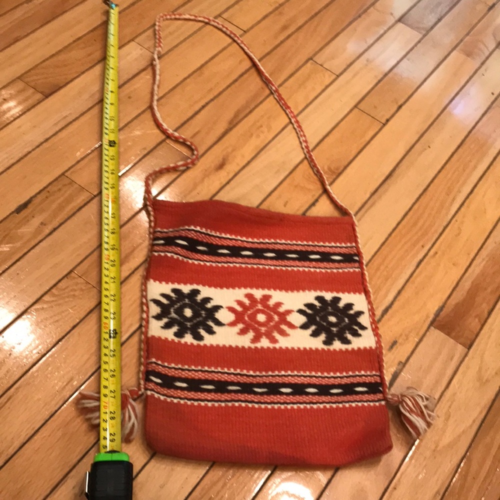 Beautiful Aztec woven shoulder bag